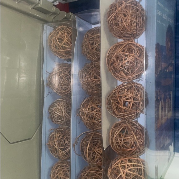 Brown Rattan Garden Light Set - Picture 4 of 4